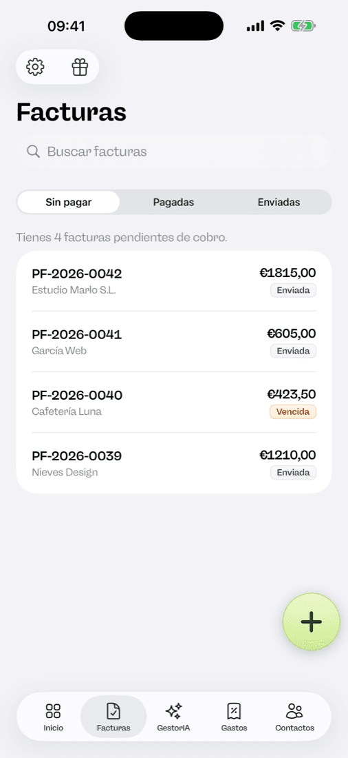 Tus facturas